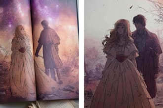 do design creative romantic book or ebook cover