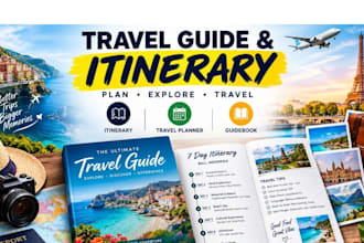 design travel guide write itinerary planner travel planner series blog guidebook