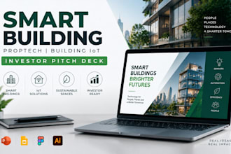 design smart building proptech building iot investor pitch deck