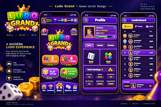 design stunning 2d game UI, hud, and icons for mobile games