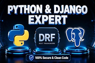 develop a python django backend for web applications