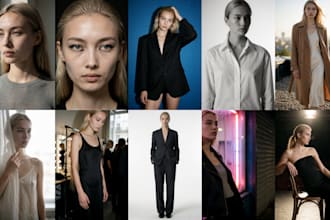 train a custom character lora and deliver a consistent photo series