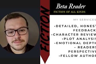 critically beta read your fiction novel
