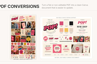 convert or recreate your PDF into an editable canva document