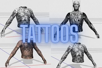 develop fivem custom ped , fivem clothing, custom tattoo, chain