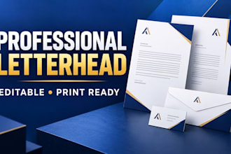 design business card editable letterhead and business stationery branding design