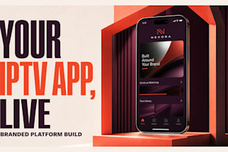 build an iptv app, ott app, smart TV app, android TV app and roku TV