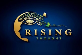 design modern mental health, brain, therapy, and wellness logo