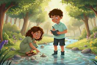 children story book illustration children story children story book illustration
