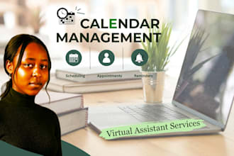 manage your calendar and schedule appointments
