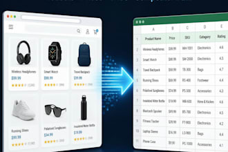 scrape ecommerce product data, prices and competitor data