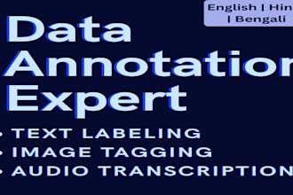 be your audio alignment and data annotation specialist