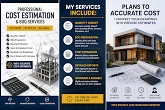 do construction quantity takeoff, boq and cost estimation