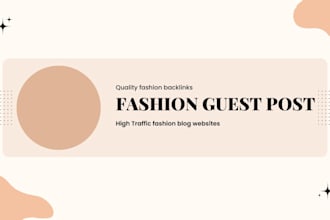 improve your fashion blog ranking with fashion SEO and fashion backlinks