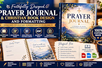 do prayer journal design, format christian ebook formatting devotional journal