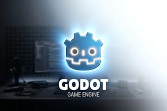 develop a 2d or 3d godot game, game prototype, godot engine, and gdscript