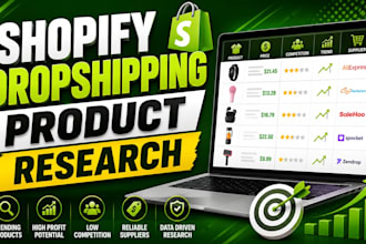 research shopify dropshipping products for your store
