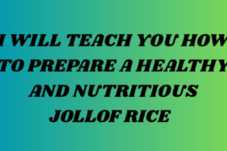 teach you how to prepare the smokey effect jollof rice