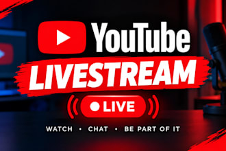 increase your youtube livestream viewers, kick, twitch with organic promotion