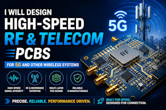 design high speed rf and telecom pcbs for 5g systems