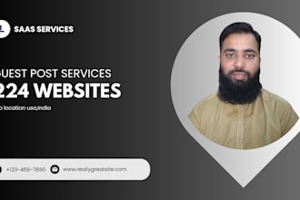 build high quality guest post backlinks on high da websites