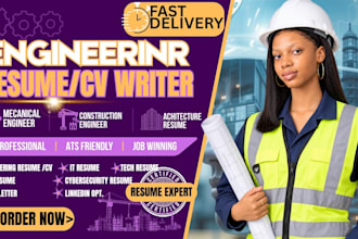 write an ats optimized engineering resume, CV , cover letter