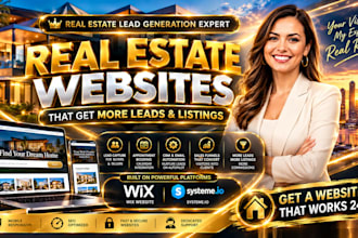 build systeme io real estate website systeme io website, wix real estate website