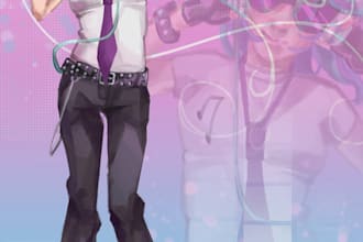 draw semi realistc art or fan art