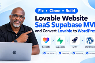 lovable to wordpress lovable saas lovable supabase lovable website clone lovable