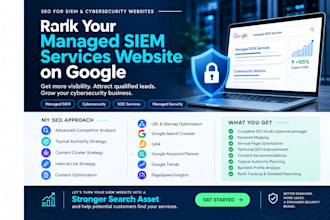 rank your managed siem services website on google via semrush ahrefs frase yoast