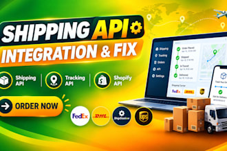 fix shipping API, tracking API, shopify API, shipstation, fedex, dhl, rest API