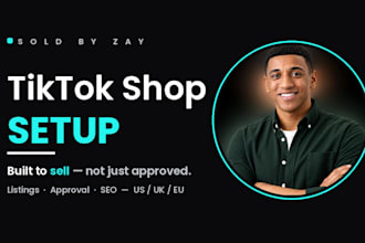 set up your tiktok shop with product listings and category approval