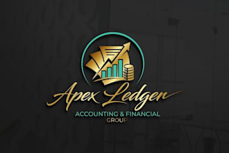 create a professional finance and financial business