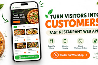 build a modern restaurant website with online food ordering
