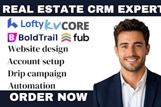 setup lofty crm kvcore setup idx website boldtrail crm automation smart plan