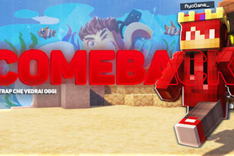 make minecraft thumbnail for you
