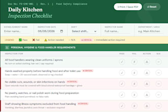 develop gmp and food safety documentation