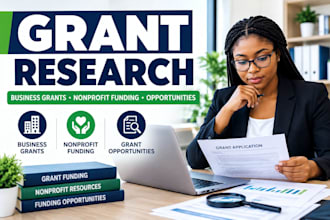 do grant research, business grants, nonprofit funding and grant opportunities