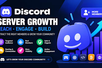 promote your discord server, boost growth and attract targeted members