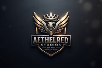 design a powerful and professional production logo