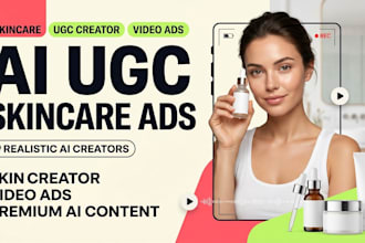 create ai product video ads for skincare brands