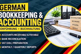 clean up and reconcile your german bookkeeping records