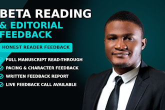 beta read your book and provide honest feedback and summary