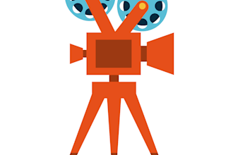 create a modern entertainment logo for media and event