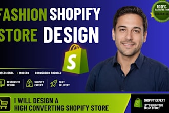 shopify clothing brand website, shopify clothing store, shopify store design