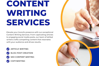 do content  writing artical and blog posts