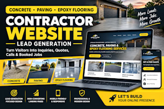 concrete paving leads epoxy flooring contractor website lead generation