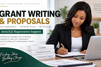 do grant writing, grant application and bid proposal, non profit grant,501c3 reg