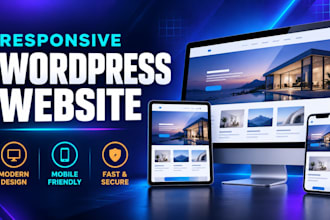 design or redesign a responsive wordpress website