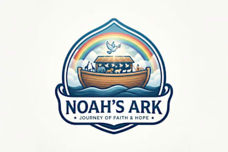 design a meaningful and memorable noahs ark logo